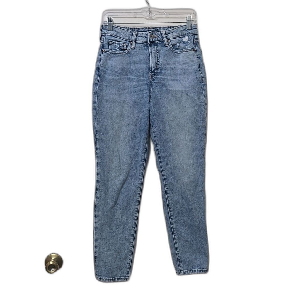 Old Navy High Rise OG Straight Jeans Pants Denim Size 6 Women's Vintage Wash